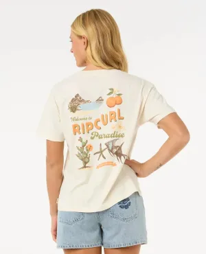 Cala Vadella Relaxed Tee- Bone