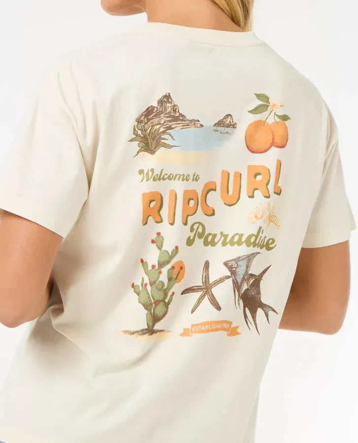 Cala Vadella Relaxed Tee- Bone