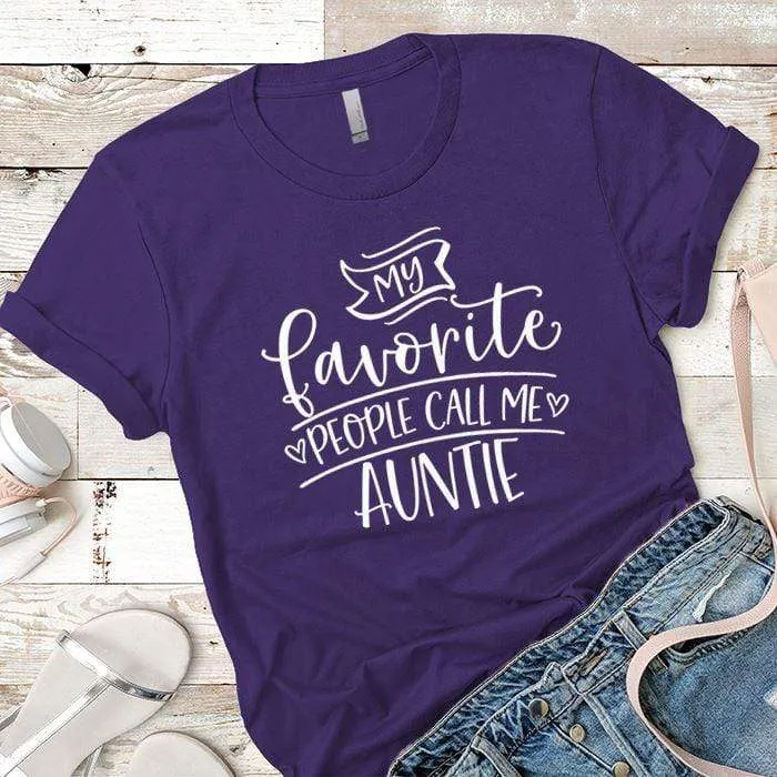 Call Me Auntie Premium Tees