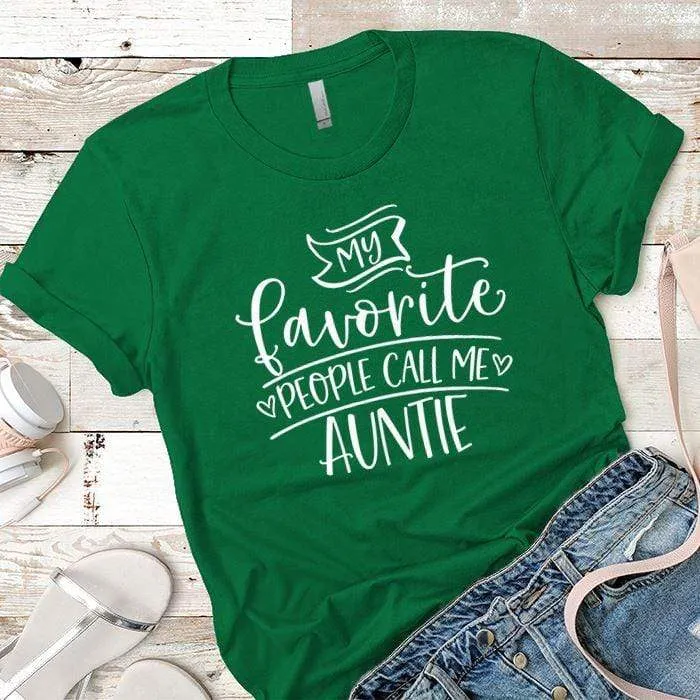 Call Me Auntie Premium Tees