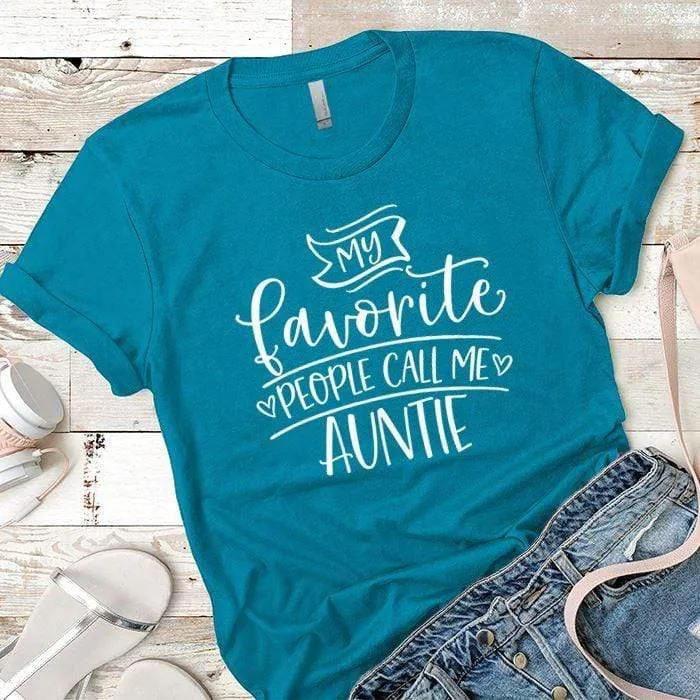 Call Me Auntie Premium Tees