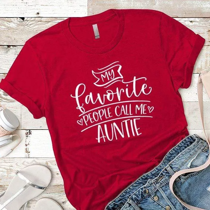 Call Me Auntie Premium Tees