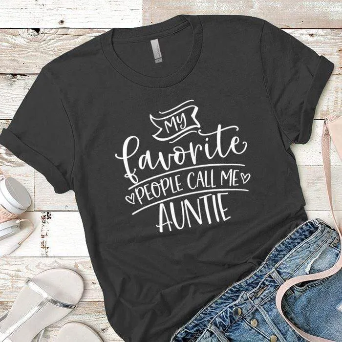 Call Me Auntie Premium Tees