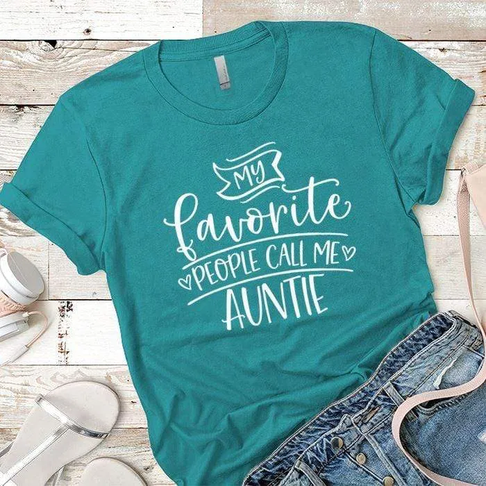Call Me Auntie Premium Tees
