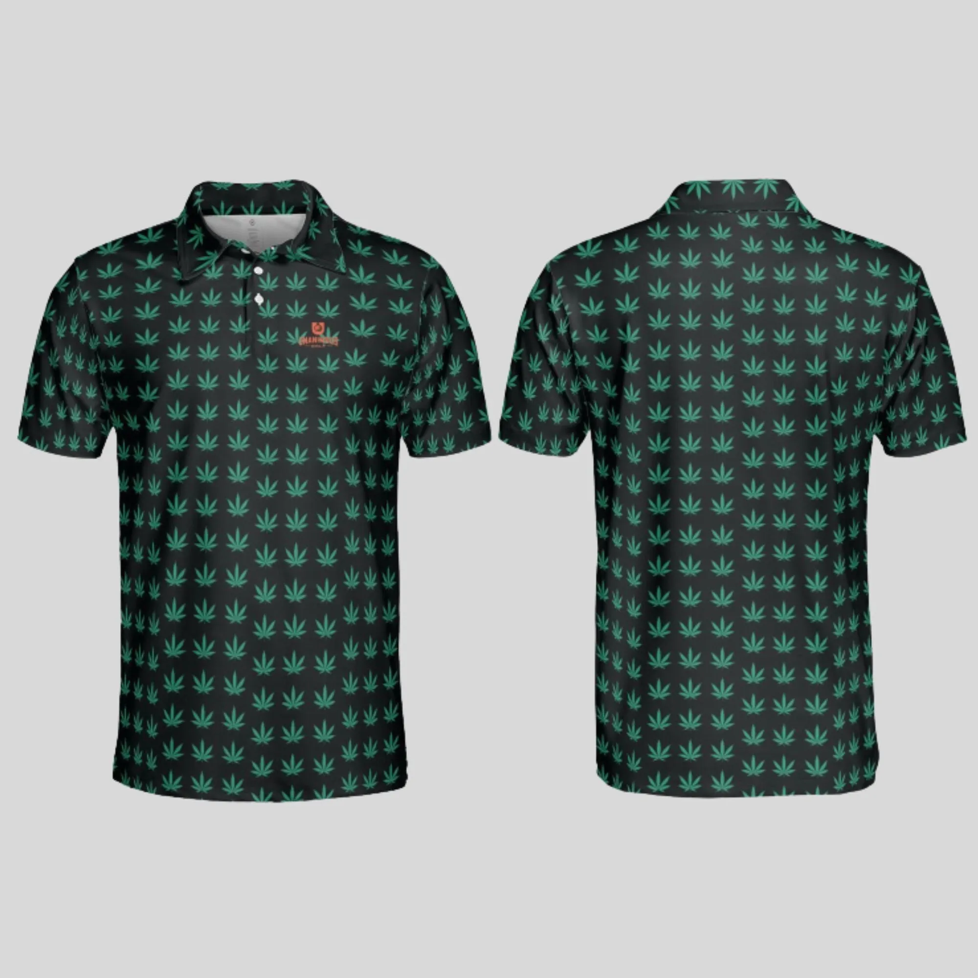 Cannabis Golf Polo Shirt