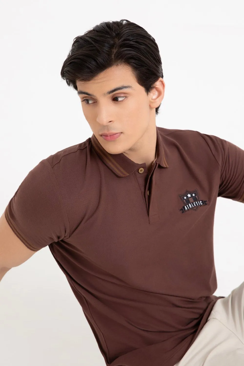 Cappacino Collar T-Shirt