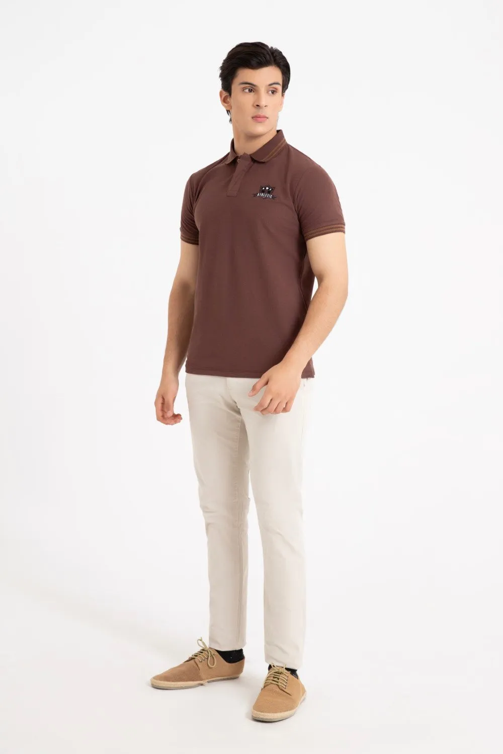 Cappacino Collar T-Shirt