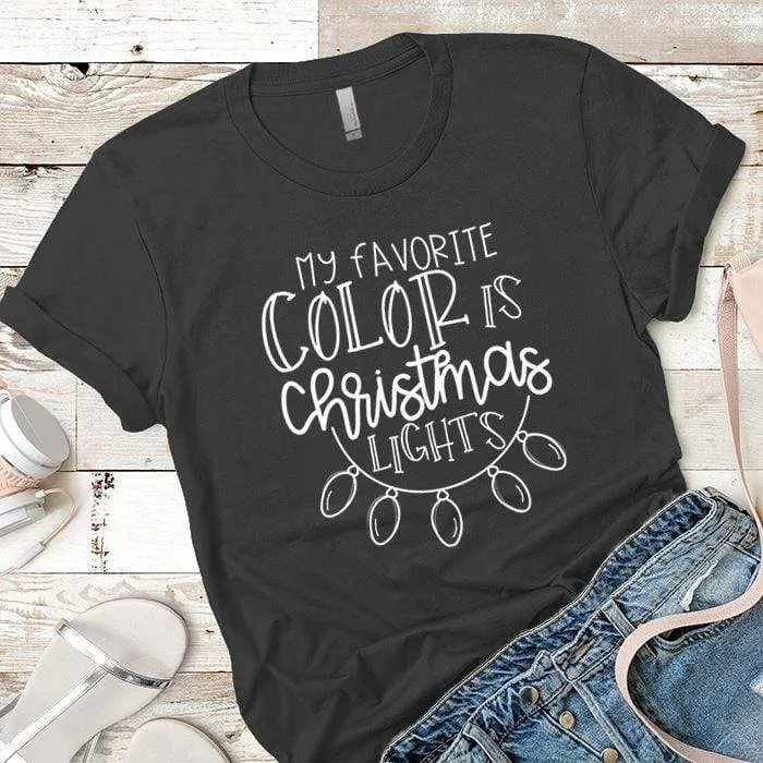 Christmas Lights Premium Tees