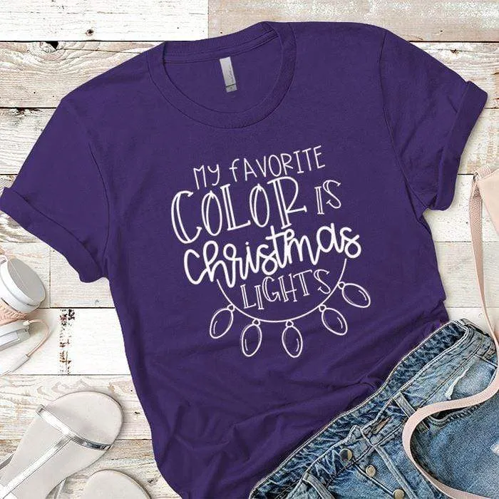 Christmas Lights Premium Tees