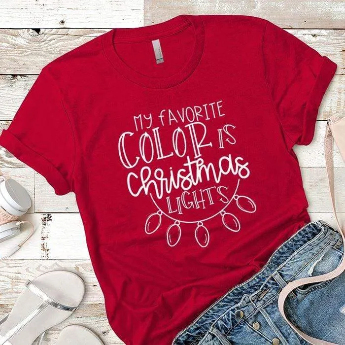 Christmas Lights Premium Tees
