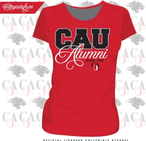 Clark Atlanta | Fancy Alumni Red Ladies Tees (**)
