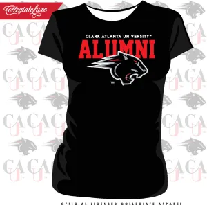 Clark Atlanta | PANTHER ALUMNI Black Ladies Tees (**)