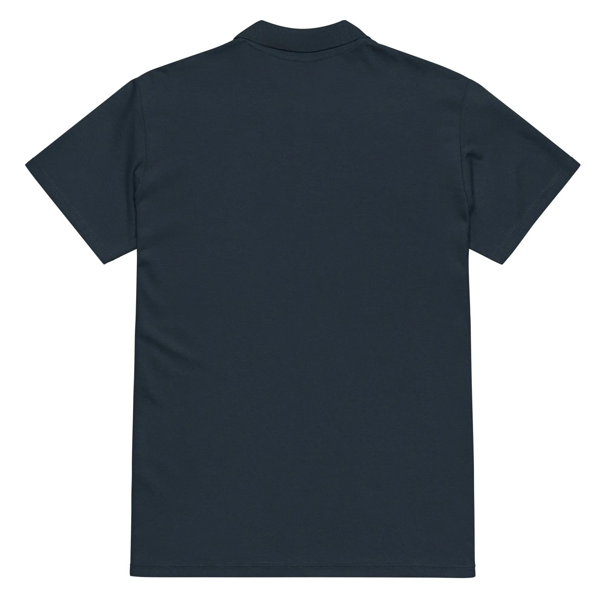 Clubs and Sticks Premium Pique Embroidered Polo Shirt - Grey