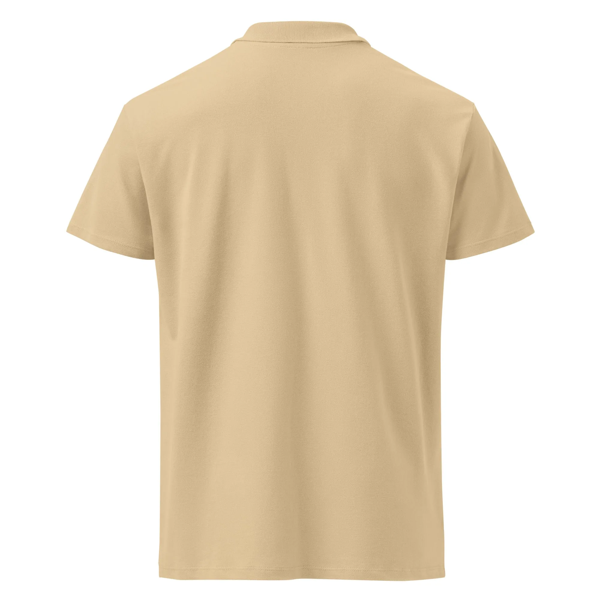 Clubs and Sticks Premium Pique Embroidered Polo Shirt - Orange
