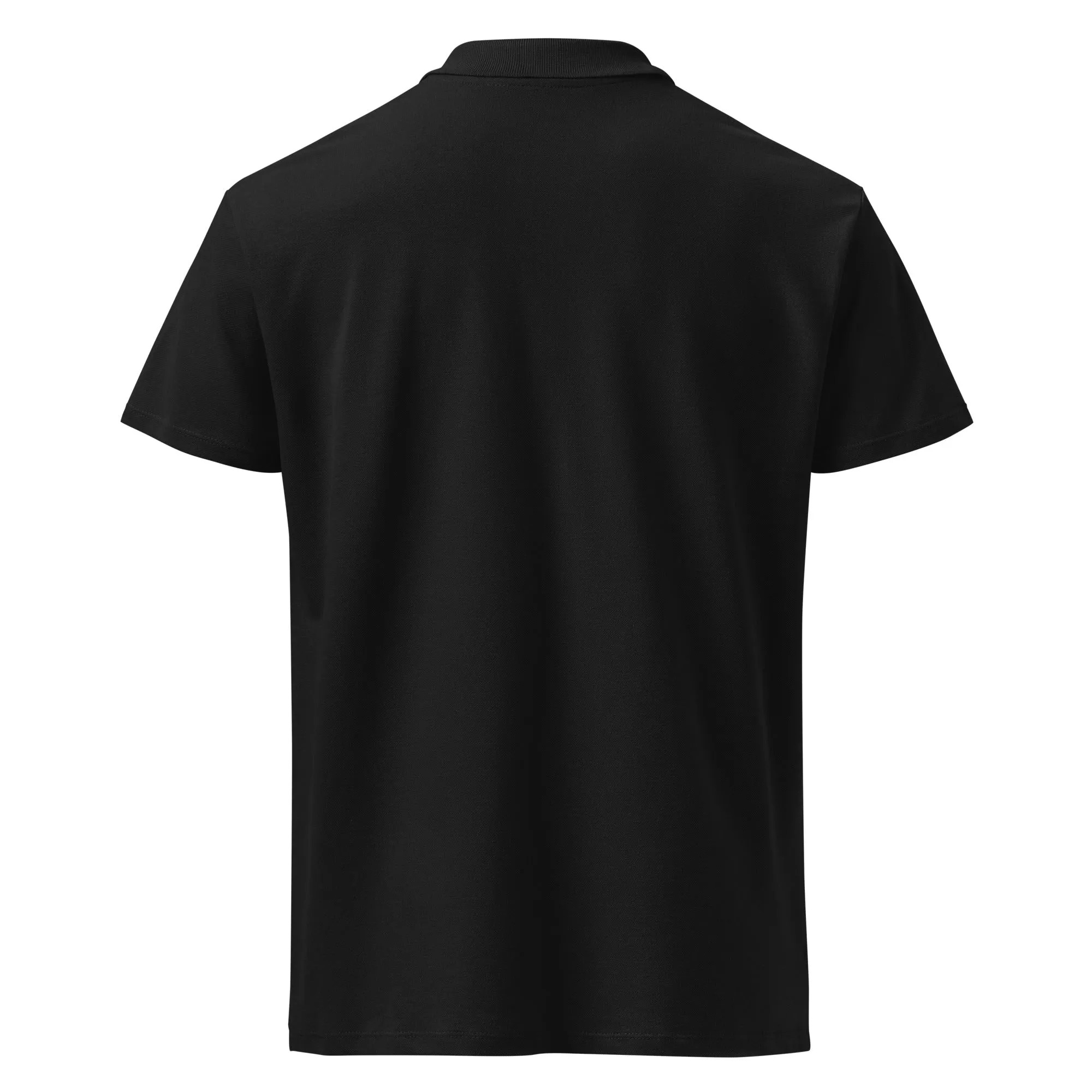 Clubs and Sticks Premium Pique Embroidered Polo Shirt - Orange