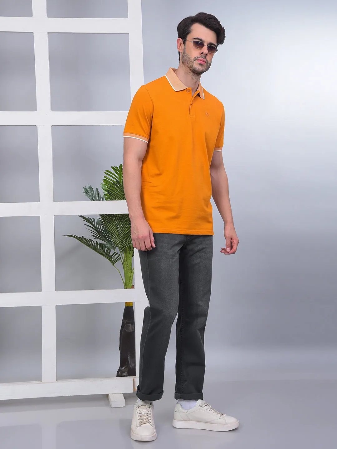 COBB DARK OLIVE STRAIGHT-FIT PREMIUM JEANS