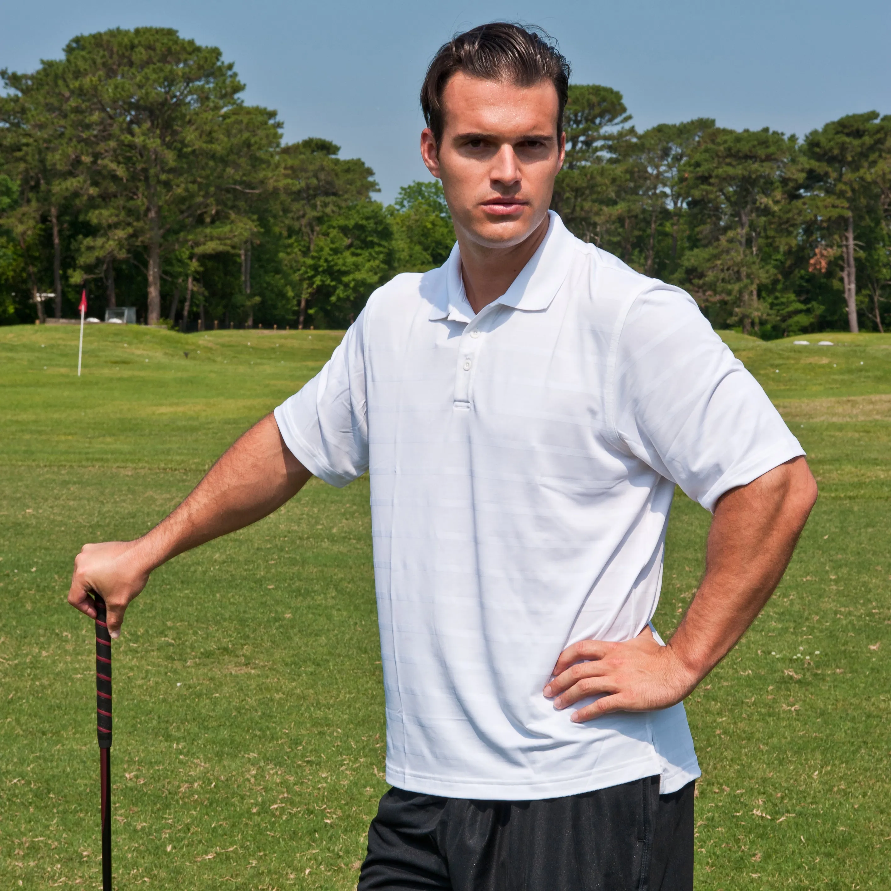 Collared Jersey Pique Polo