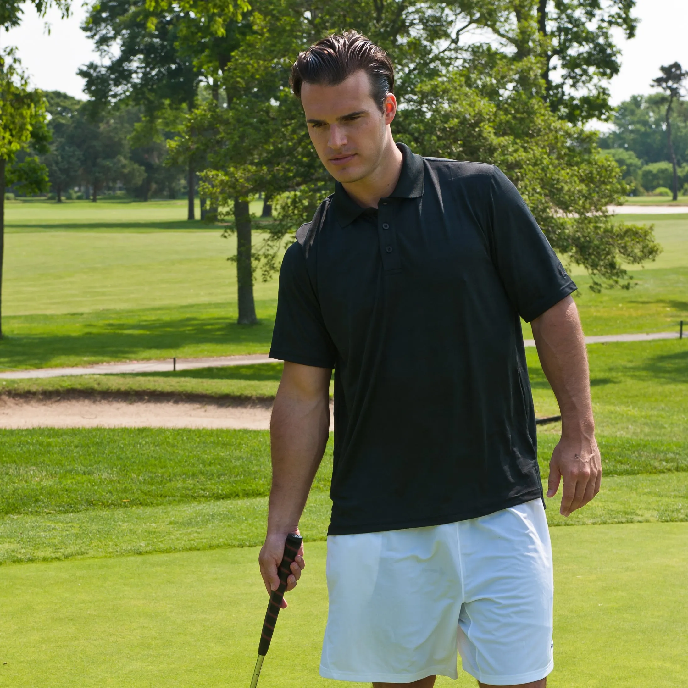 Collared Jersey Pique Polo