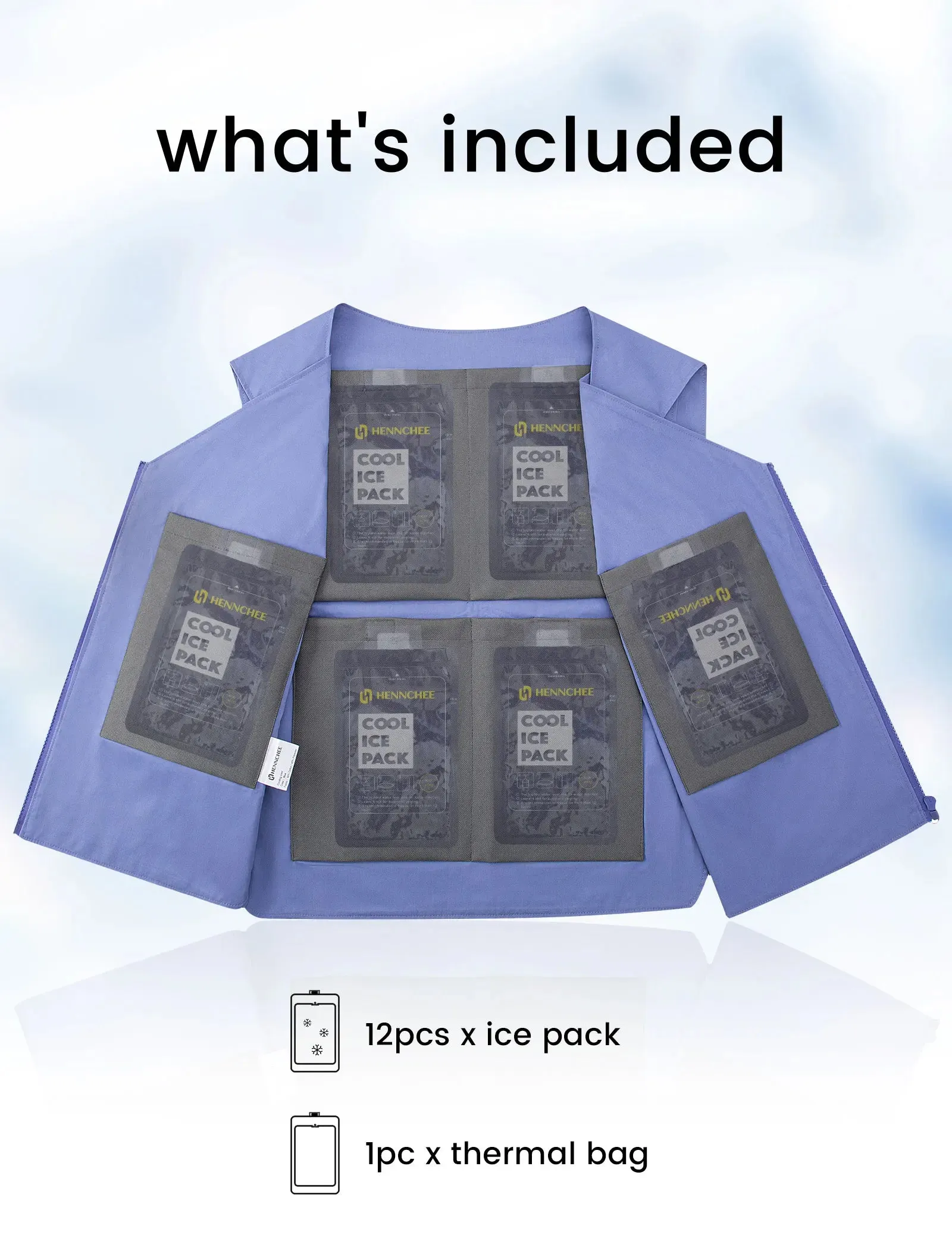 Cooling Ice Safety Vest for Men & Women
