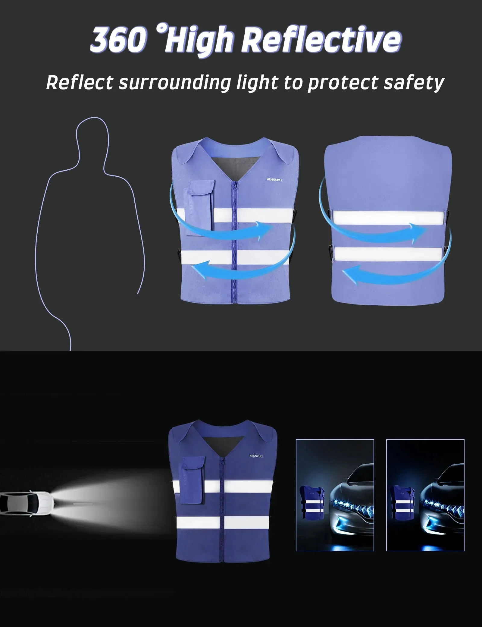 Cooling Ice Safety Vest for Men & Women