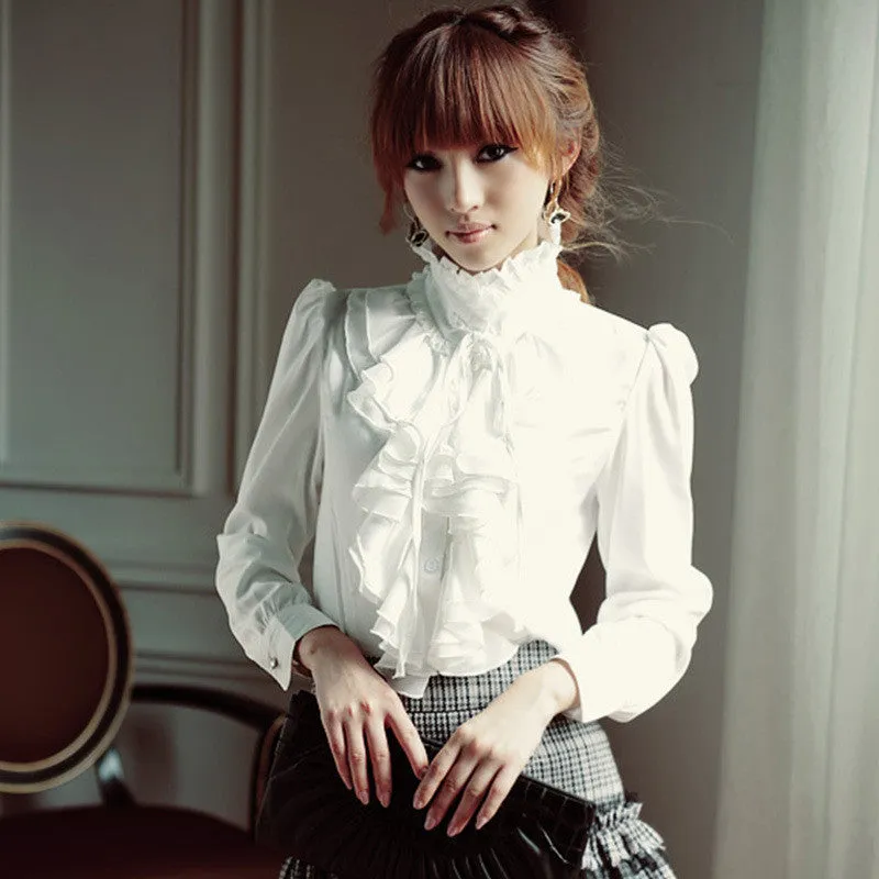 cotton blouses women shirt tops for women ladies white blouses elegant Chiffon blouse butterfly