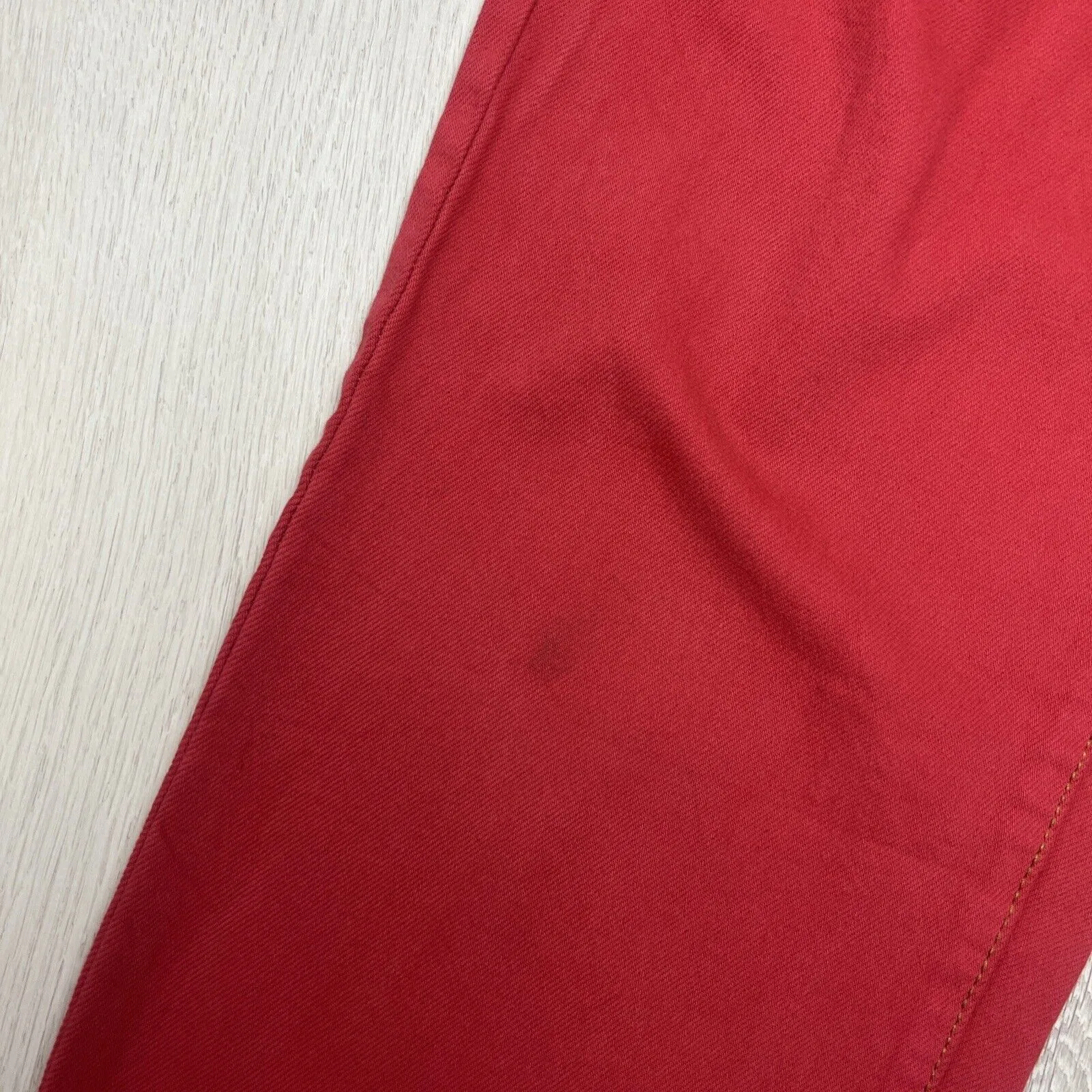 Cotton On Womens Red Low Rise Straight Jeans Size 8