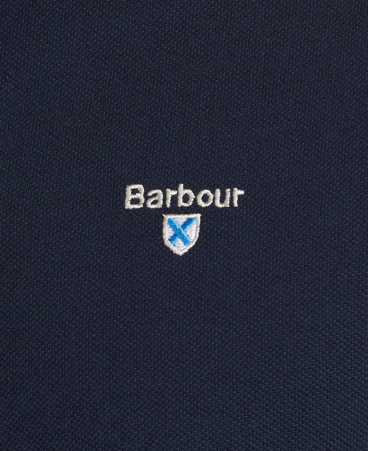 Cotton Polo Shirt in Navy