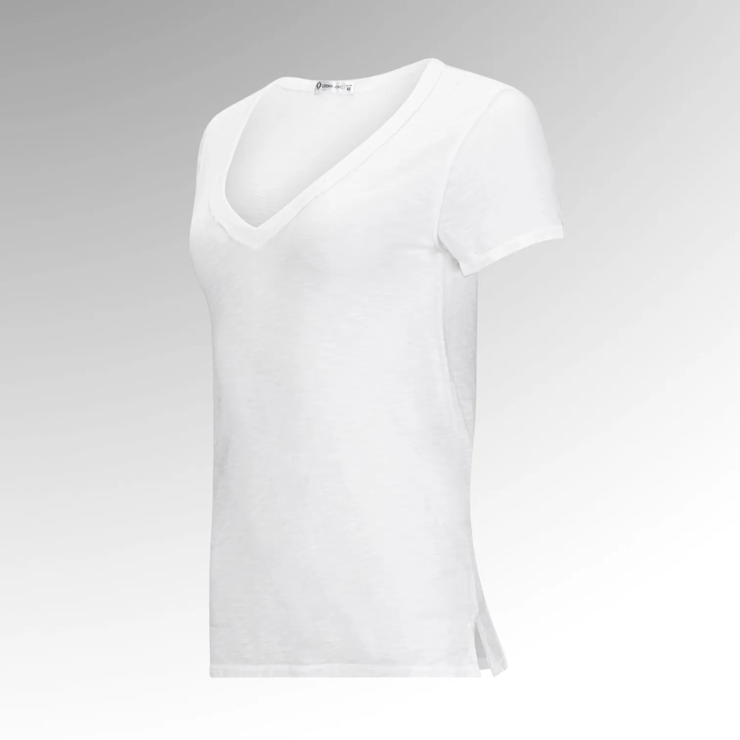 Crown Jewel S/S Slub V-Neck
