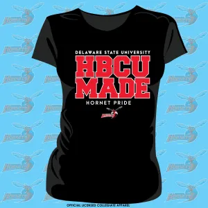 Del State | HBCU MADE Black Ladies Tees (aja)**