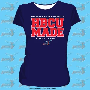Del State | HBCU MADE Navy Ladies Tees (**)