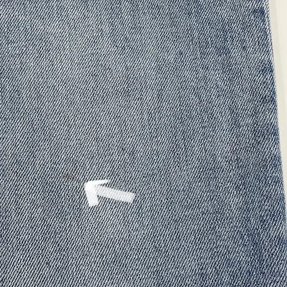 Denim Forum Aritzia The Arlo High Rise Straight 28L Jeans Size 26 Medium Wash