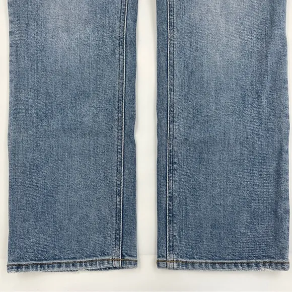 Denim Forum Aritzia The Arlo High Rise Straight 28L Jeans Size 26 Medium Wash