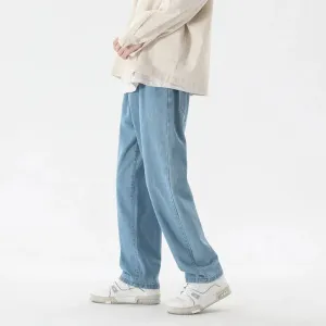 DenimCraft™ | Men's Straight Leg Denim Jeans | Relaxed Fit, Durable Fabric for Everyday Wear