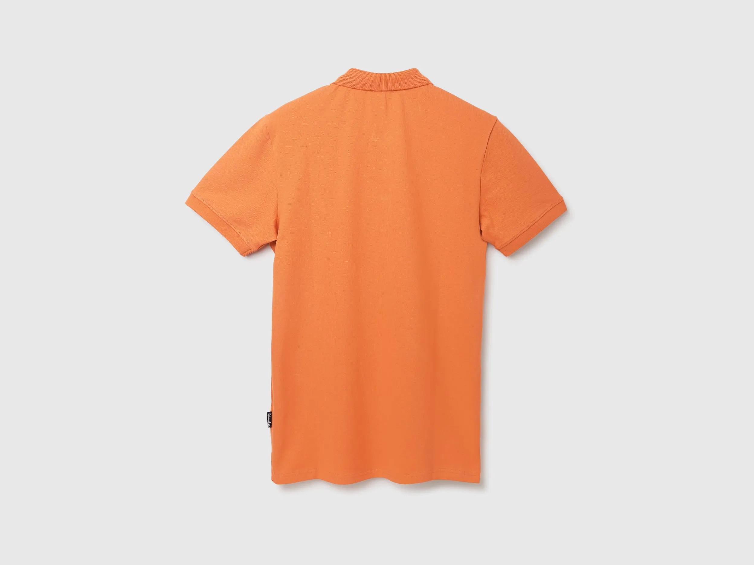 Diagonal Striped Detail Polo T-Shirt