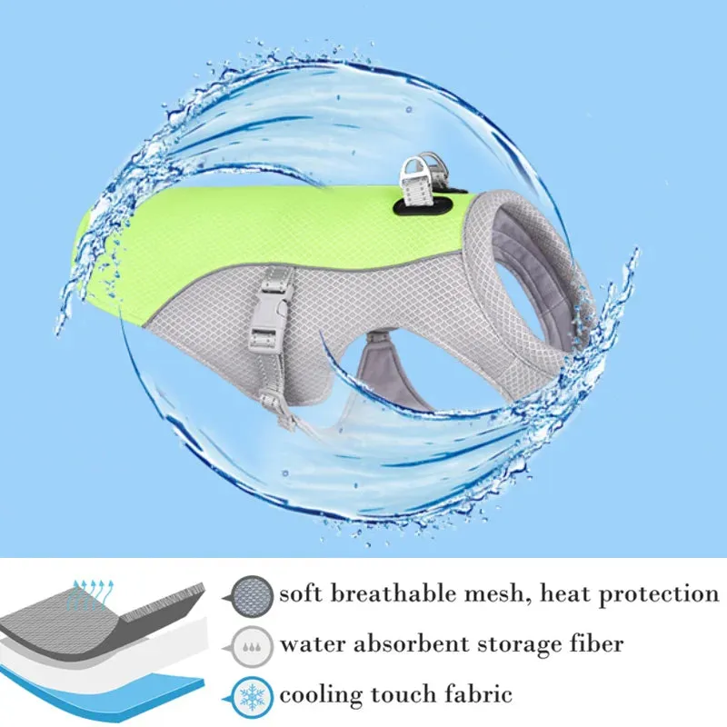 Dog Cooling Vest with Harness