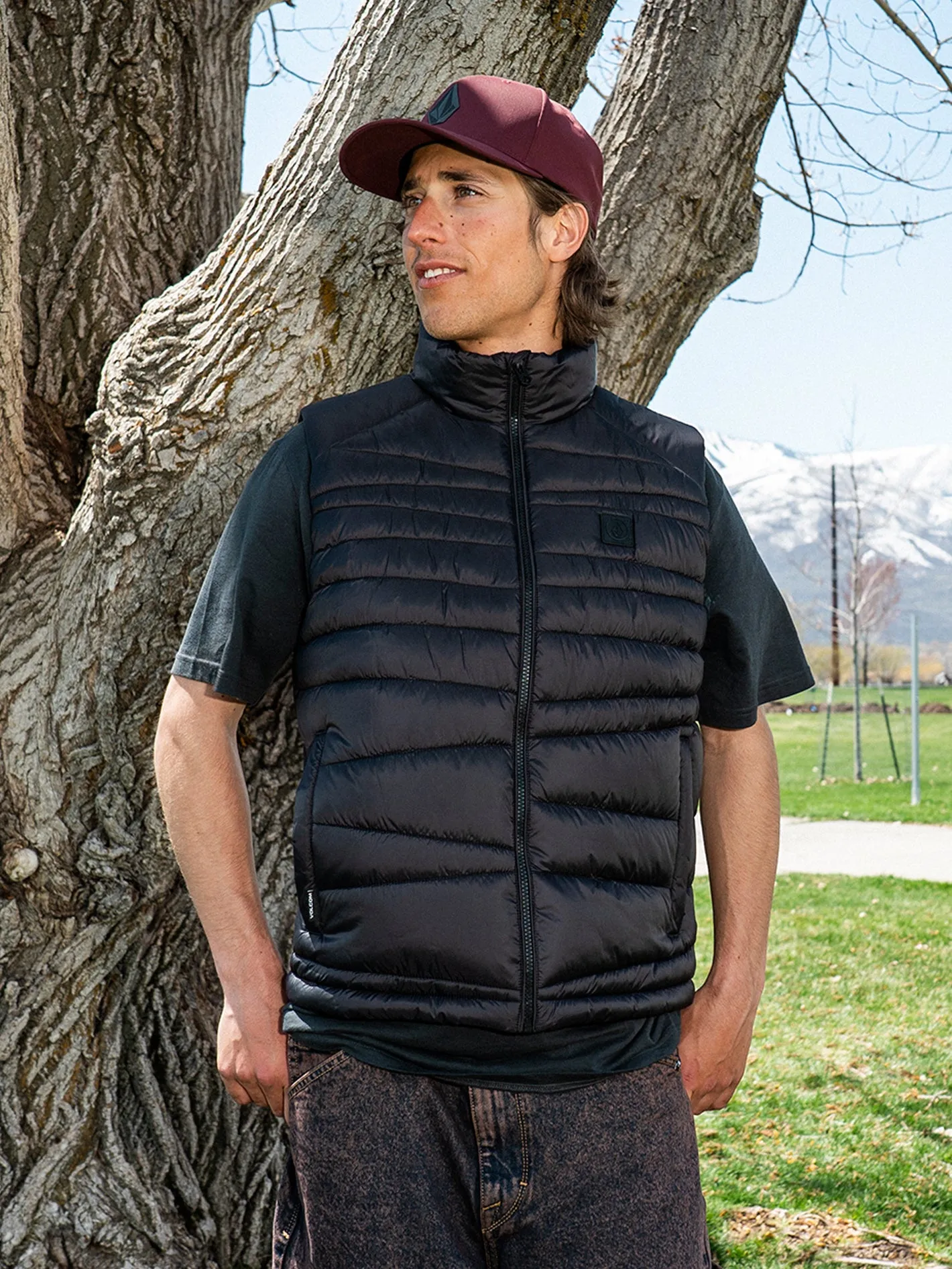 Earth Tripper Puff Vest - BLACK