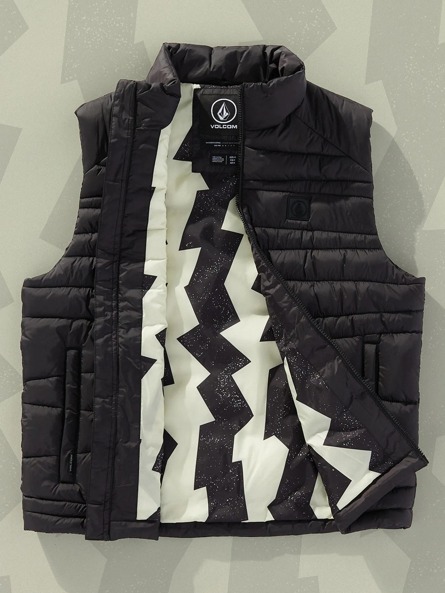 Earth Tripper Puff Vest - BLACK