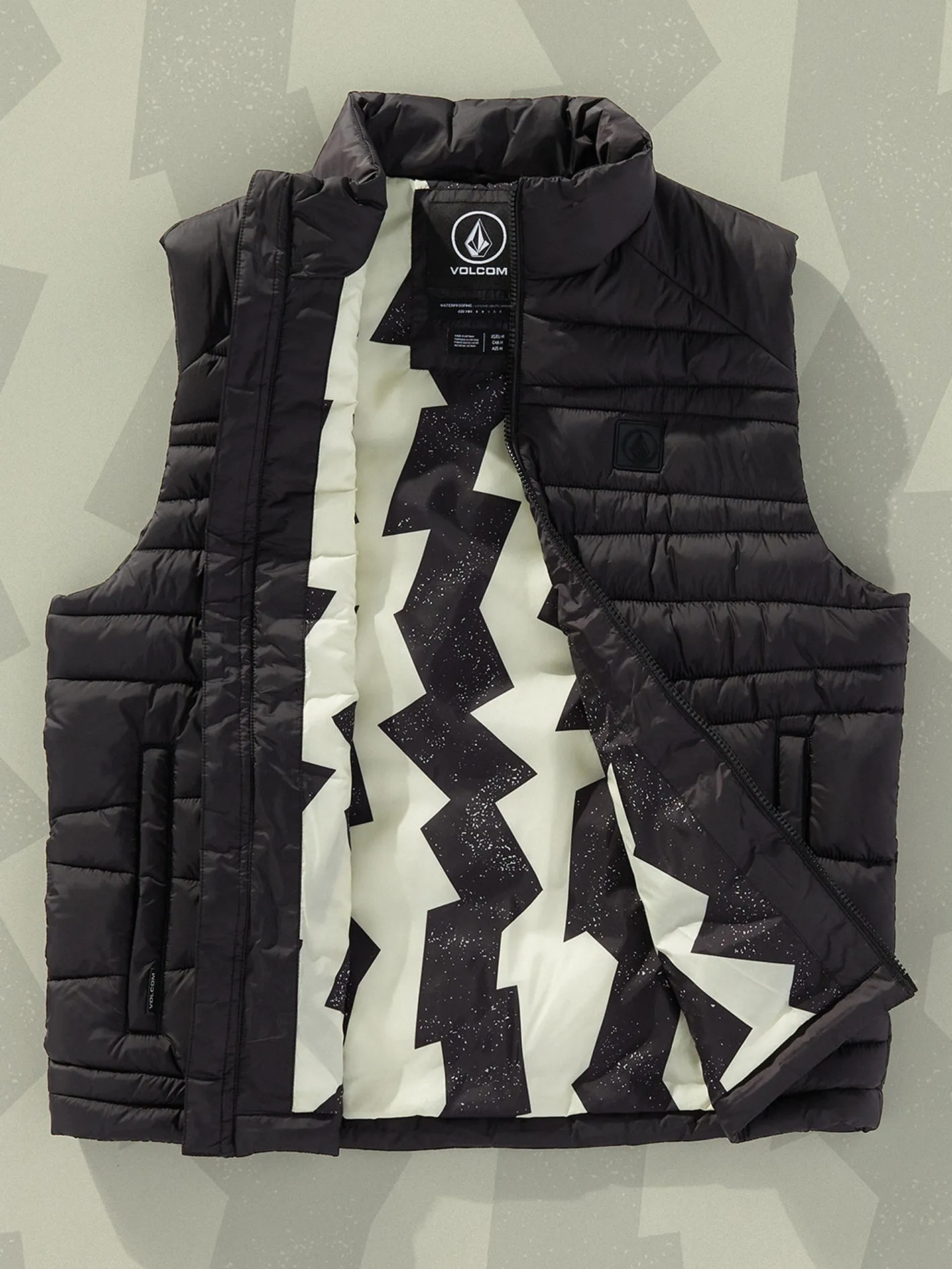 Earth Tripper Puff Vest - BLACK