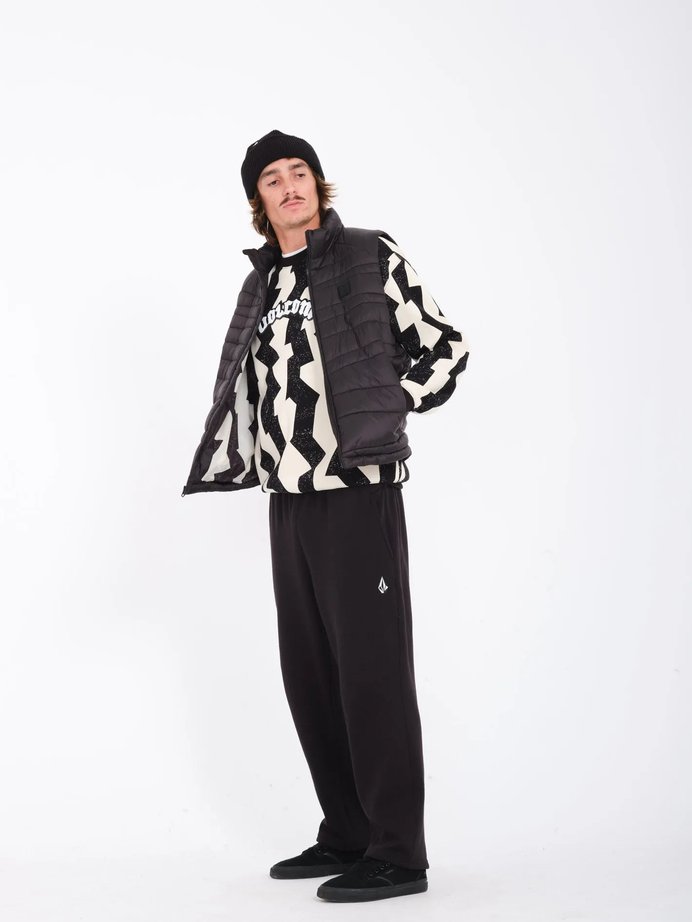 Earth Tripper Puff Vest - BLACK