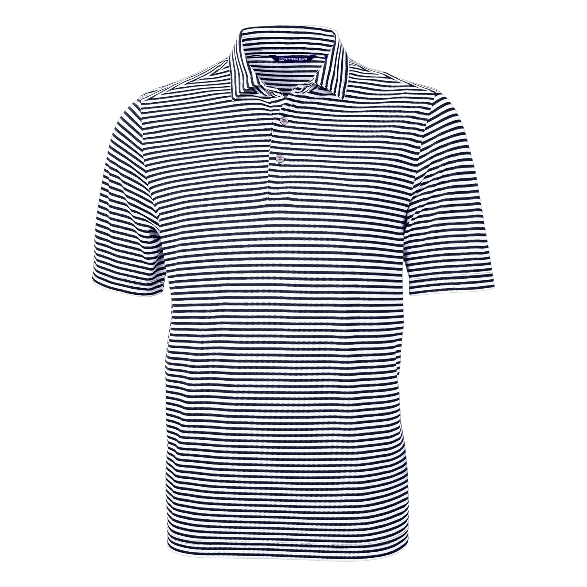 Eco Pique Stripe Polo