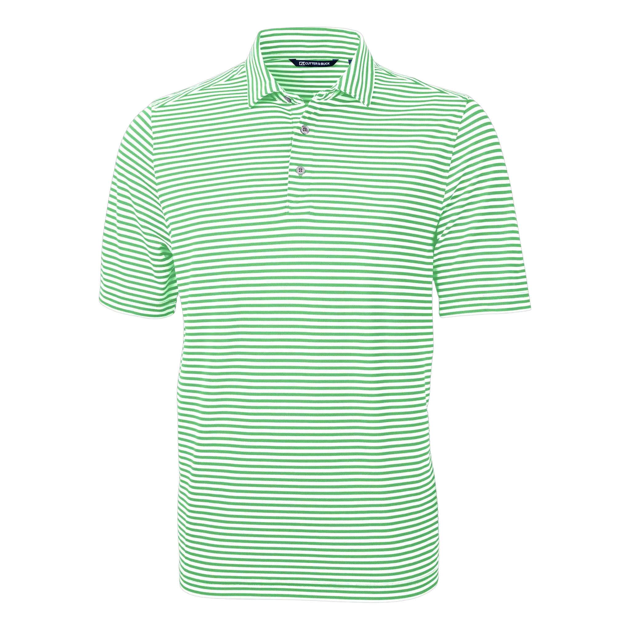 Eco Pique Stripe Polo
