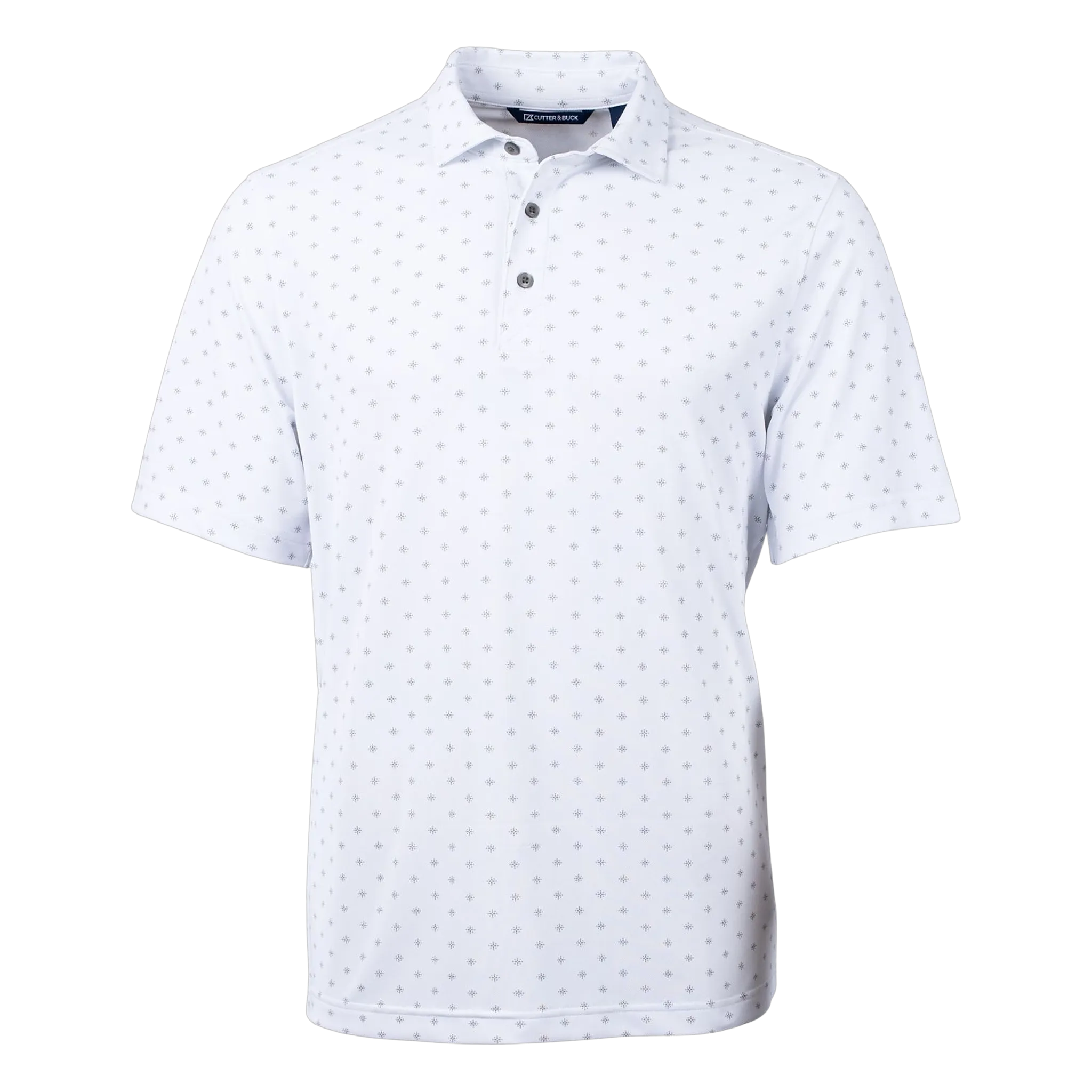 Eco Pique Tile Print Polo