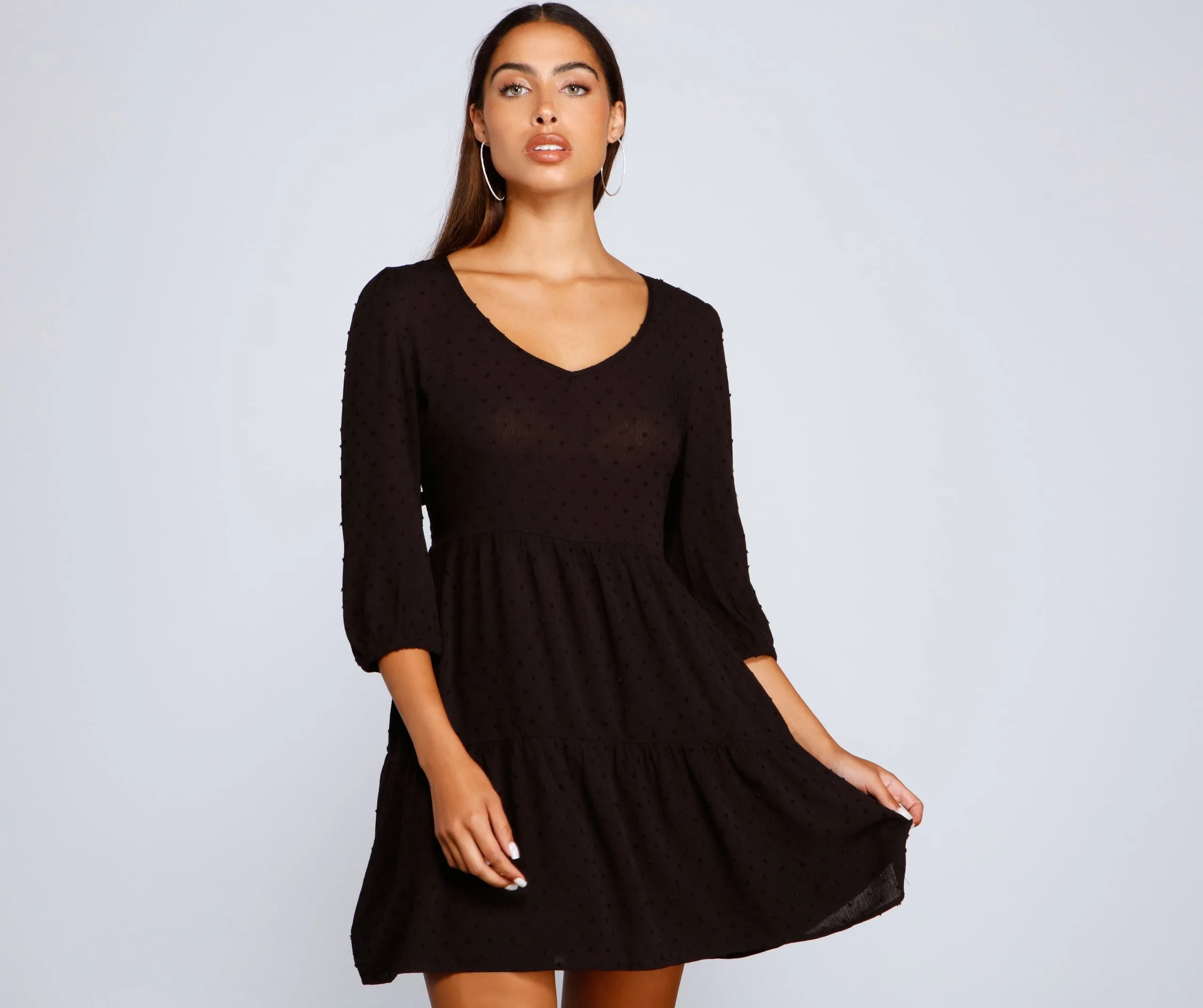 Effortless Vibes Stylish Babydoll Dress