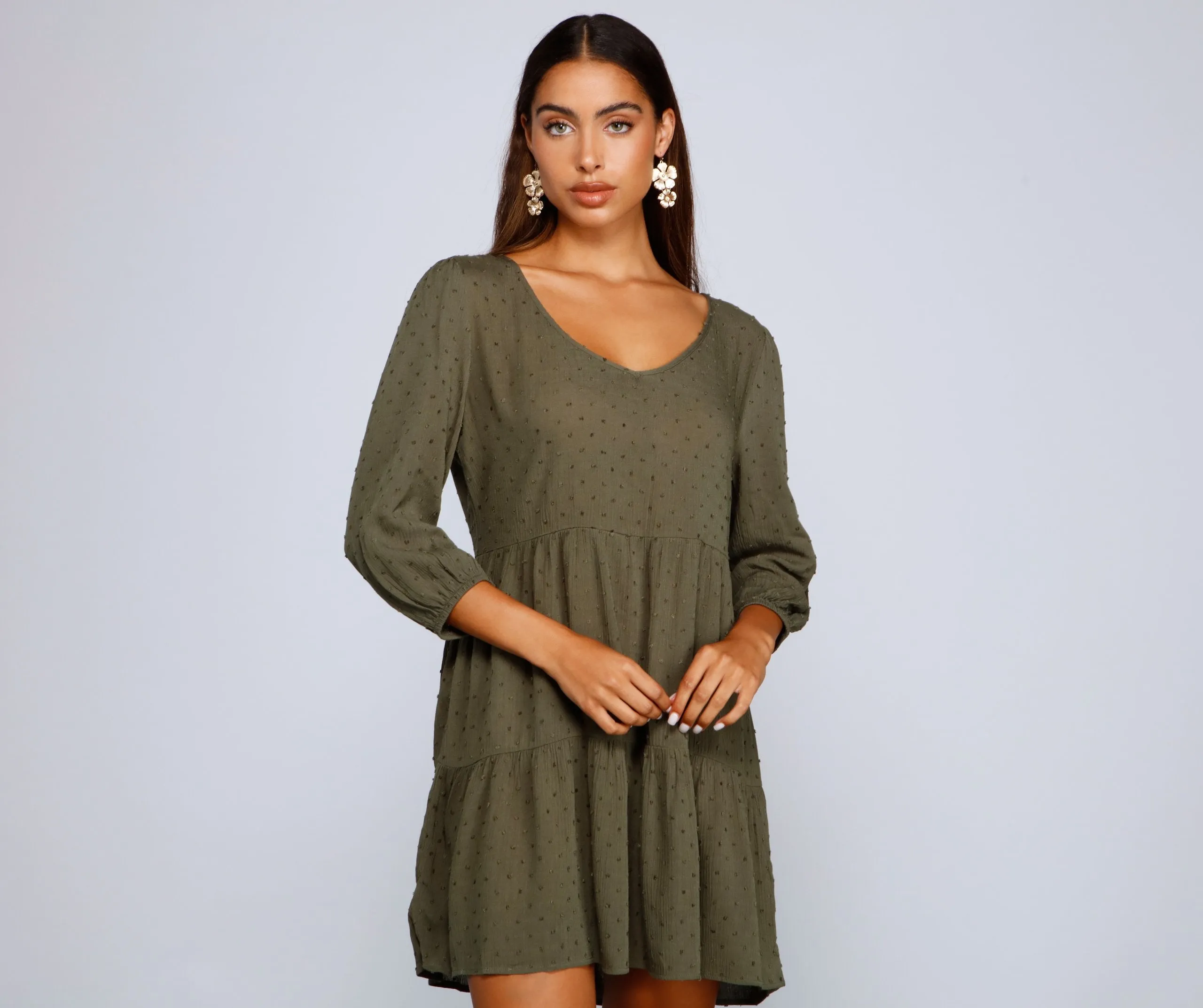 Effortless Vibes Stylish Babydoll Dress