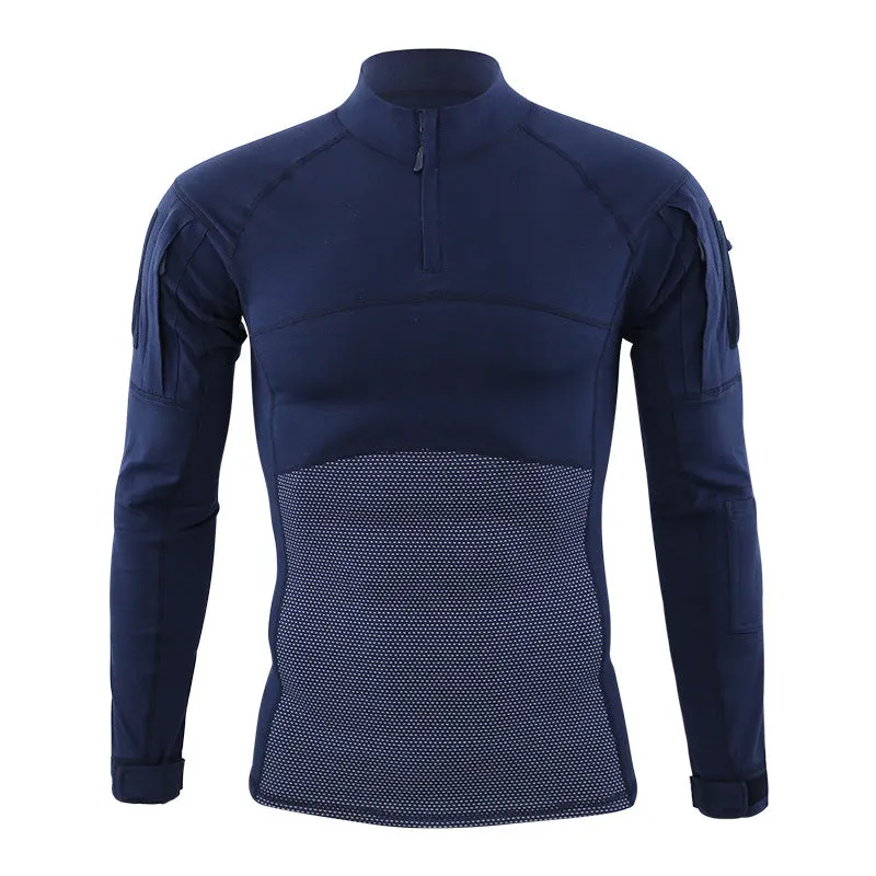 Elastic Wear-Resistant Outdoor Riding Men‘s T-shirt