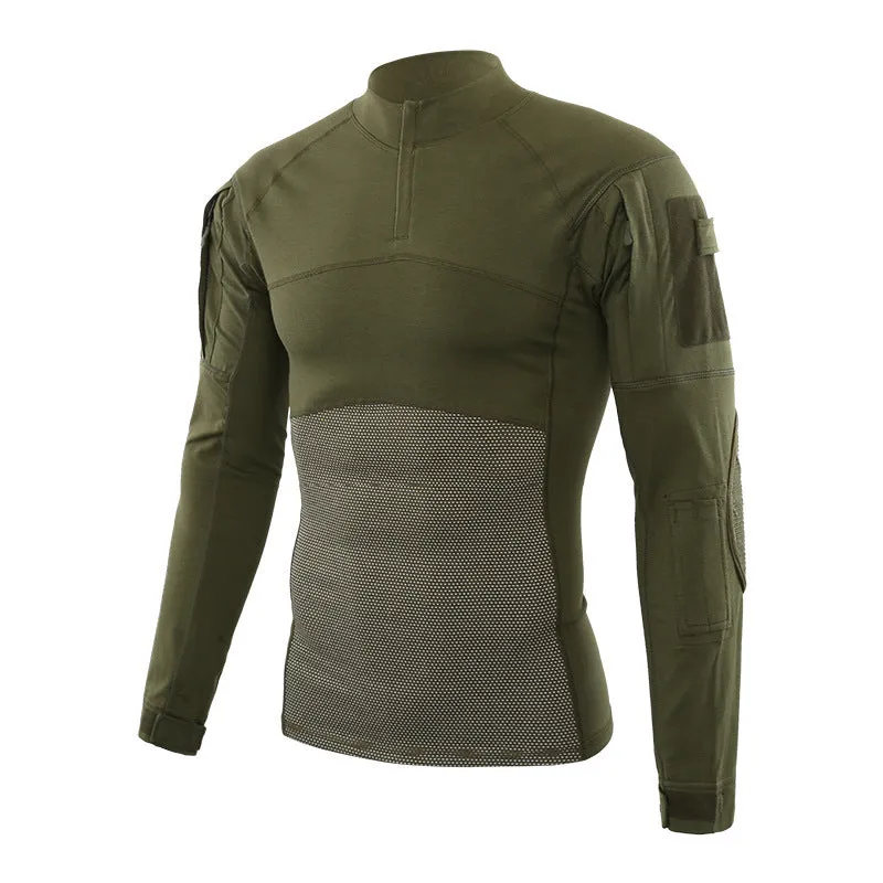 Elastic Wear-Resistant Outdoor Riding Men‘s T-shirt