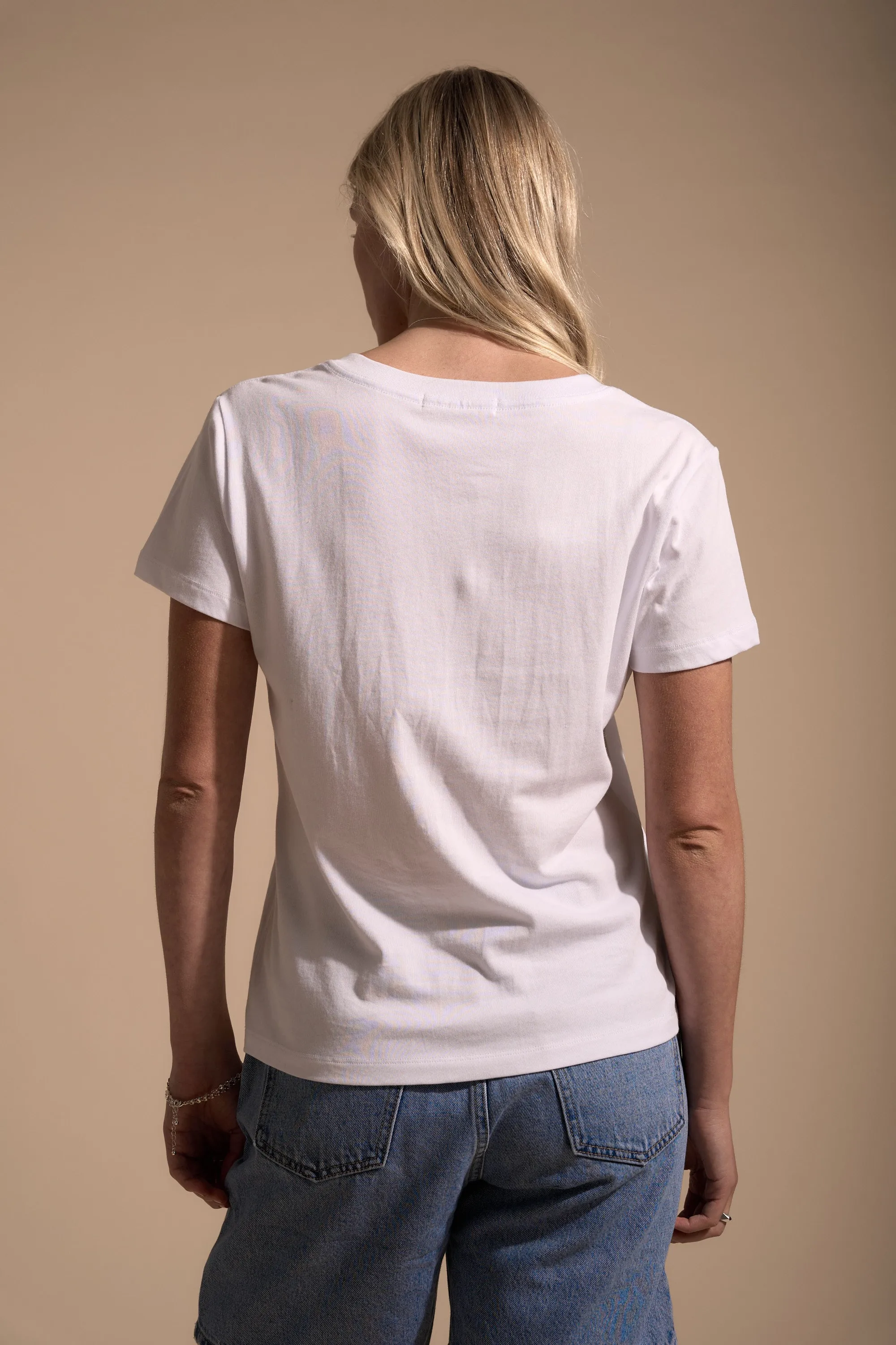 Elementary Astrid Organic/Pima Cotton V Neck Tee