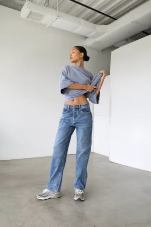 Emily High Rise Straight Leg Denim