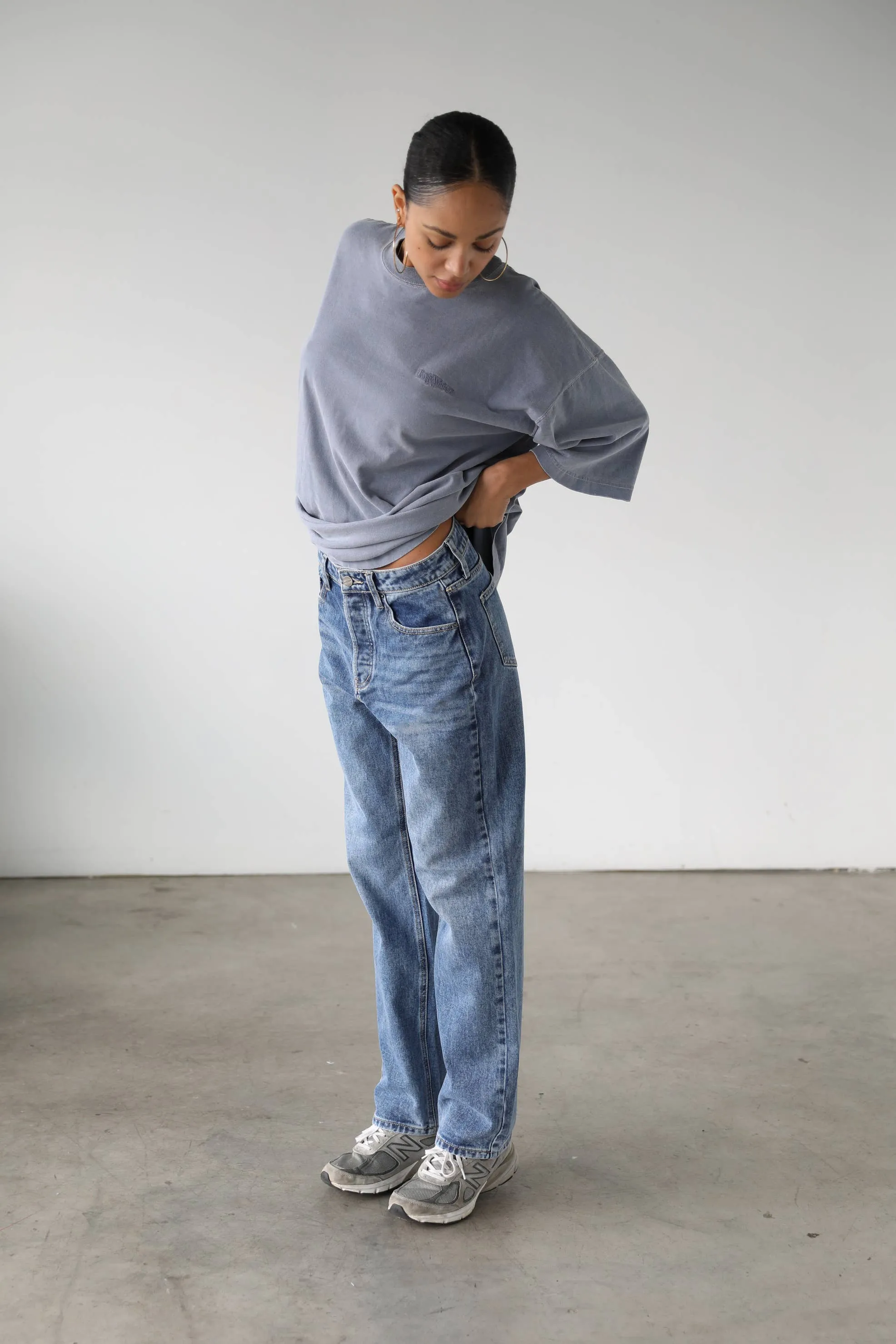 Emily High Rise Straight Leg Denim