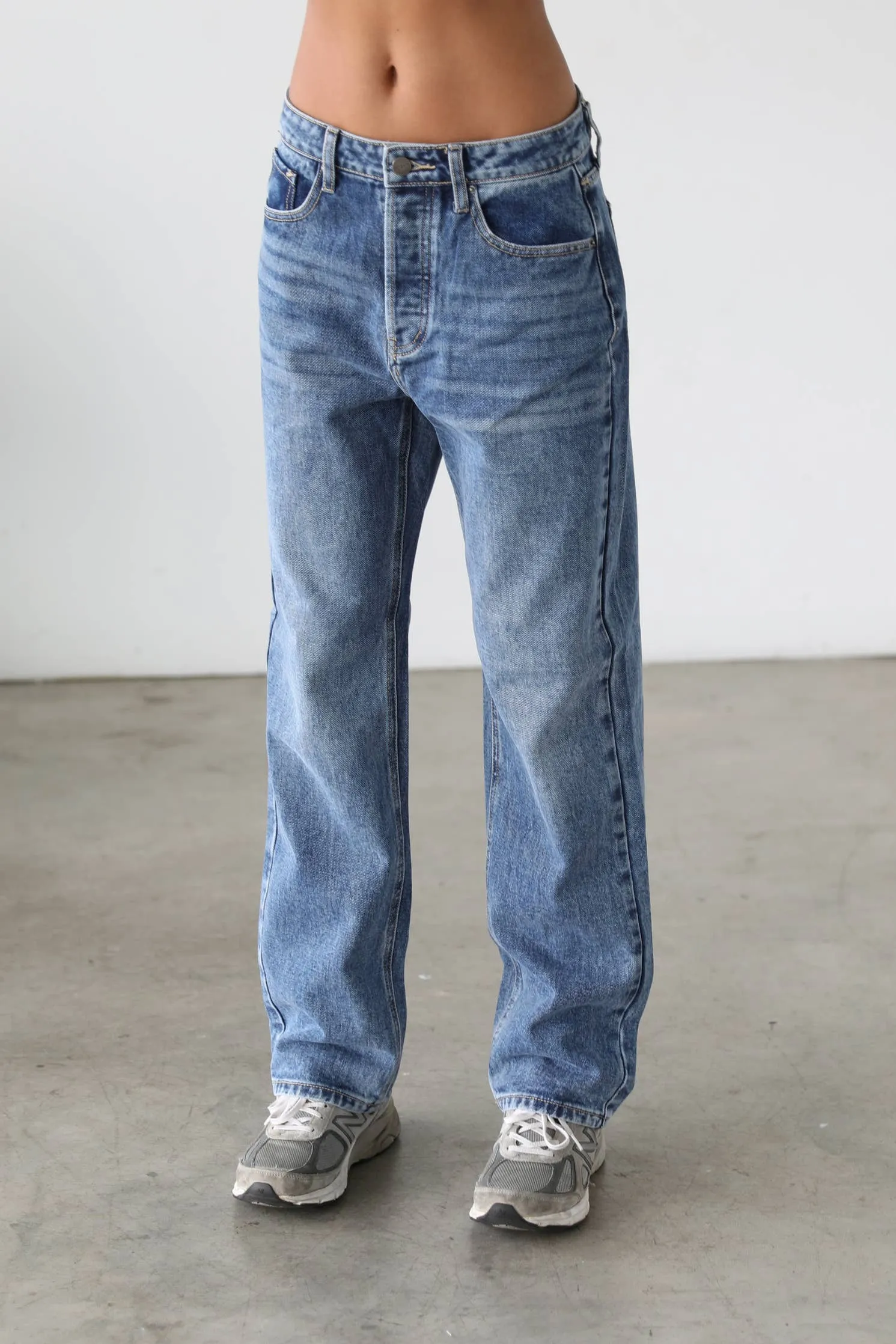 Emily High Rise Straight Leg Denim